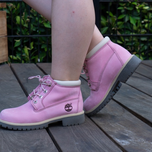 Timberland - Pink Chukka Boots - Picture 7 of 8